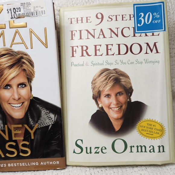 Suze Orman Finance Lot of 2 Finance Books The Money Class/The 9 Steps of Freedom - Picture 11 of 16